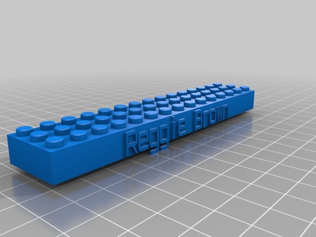 meine kundengebundenes lego-block-Kette keychain Bau-Spielzeug kundengebundene 3D print model - Mito3D