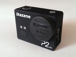 dazzne p2 hd lense cover camera sport 3d print model - Mito3D