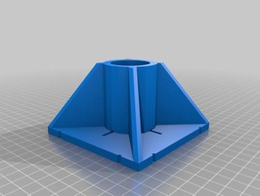 mi personalizados paramétrico de la fijación pata mesa -openscad diy personalizado 3d print model - Mito3D