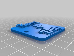 customized key chain organization 3d print model - Mito3D
