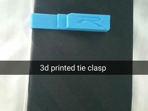 klip robo 3d kravat aksesuarlar 3d print model - Mito3D