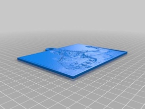 meine angepasste lithopane 2d-Kunst kundengebundene 3d print model - Mito3D