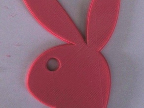 logo de playboy bunny cuisine et salle à manger 3d print model - Mito3D