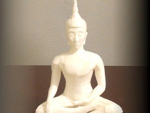 beyaz buddha heykeller 3d print model - Mito3D