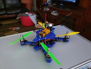 220mm quadcopter frame r c véhicules drone multicopter multirotor quadricoptère 3d print model - Mito3D