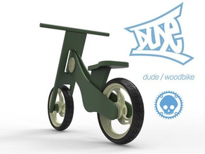 mec balance woodbike jouets de construction la l'équilibre à vélo vélos enfant childrens machine cnc ike nu naked bike jouet bois les boiseries 3d print model - Mito3D