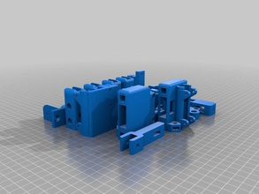 prusa i3 boxed 20x20 plate 3d printer parts complete 3d print model - Mito3D