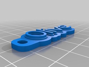 zeytin Anahtarlık organizasyon özelleştirilmiş 3d print model - Mito3D