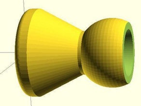 paramétrico de modular la manguera segmento otros en el experimento flexible loc-line locline openscad 3d print model - Mito3D