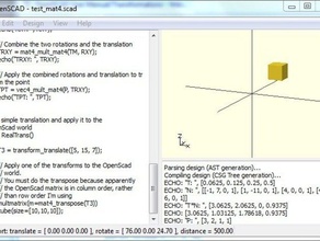 algunos matriz de matemáticas openscad otros biblioteca tutorial vector 3d print model - Mito3D