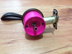 door knob support household handle insulation repair 3d print model - Mito3D