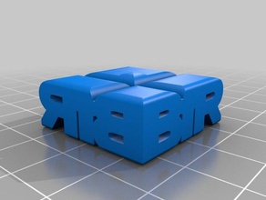 3d word bfr sculptures customized 3d print model - Mito3D