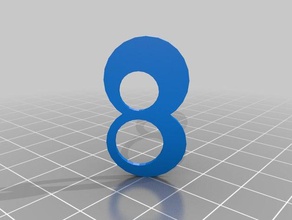 funky groovy 8 les mathématiques de l'art 3d print model - Mito3D