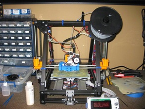 mendelmax outer upper vertexes 3d printer parts filament holder prusa reprap repraper spool upgrade 3d print model - Mito3D