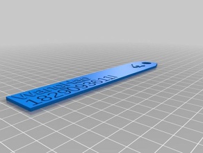 tel sikke ve rozetleri özelleştirilmiş 3d print model - Mito3D
