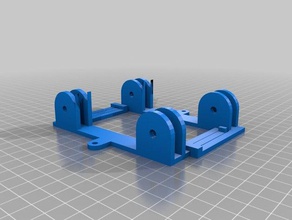 adjustable filament roll 3d printing spool holder 3d print model - Mito3D