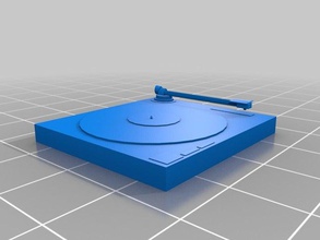 dj registro de la tornamesa impresora 3d impresión música 3d print model - Mito3D