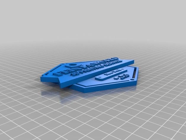 printaworld logo le bricolage 3D print model - Mito3D
