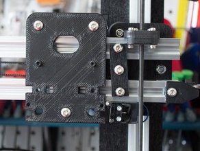 underslung x nal de curso extremo viajar makerfarm i3v Impressora 3d peças prusa v-slot 3d print model - Mito3D
