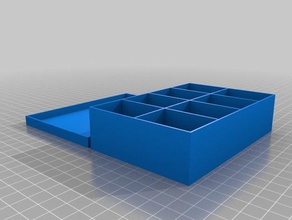 özelleştirilmiş kutu kapağı benim organizasyon 3d print model - Mito3D