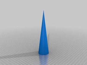 cas partique couper L'imprimante 3d de pièces cône 20 cm 3d print model - Mito3D
