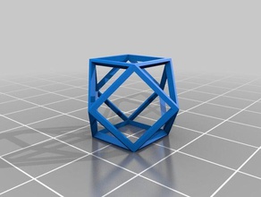 cuboc math art customized 3d print model - Mito3D