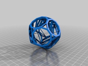 abgeschnitten Mathe-Kunst kundengebundene 3d print model - Mito3D