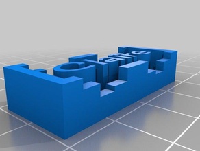 claire öğrenme özelleştirilmiş 3d print model - Mito3D
