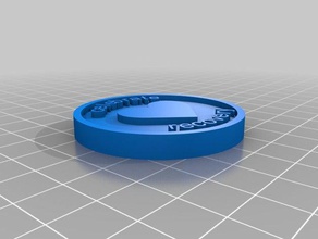 big coin coins & badges customized 3d print model - Mito3D