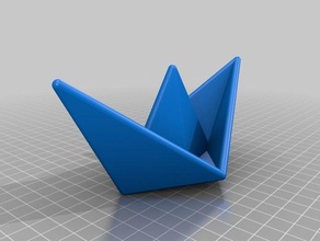 mi personalizados de origami la nave las esculturas personalizado 3d print model - Mito3D