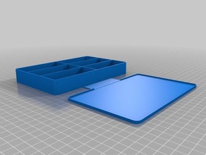 doos voor boortjes recipientes personalizado 3d print model - Mito3D