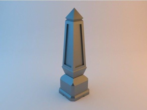 obelisco de mesa wargaming jogos tampo warhammer 3d print model - Mito3D