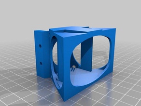 prusa-i3 rework - 2 ventiladores de titular Impresora 3d las piezas 3d print model - Mito3D