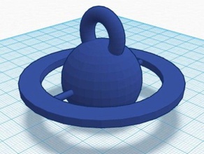 planet charm 3d printing 3d print model - Mito3D