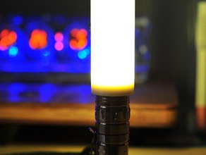 Taschenlampe Diffusor hand-Werkzeuge - Blitz-Diffusor 3d print model - Mito3D