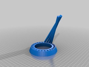 özelleştirilmiş süslü kalem sahibi benim numarayı seçin sanat araçları 3d print model - Mito3D