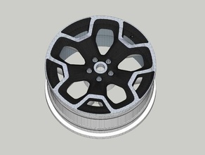 tamiya xv de la rueda La impresión en 3d subaru 3d print model - Mito3D