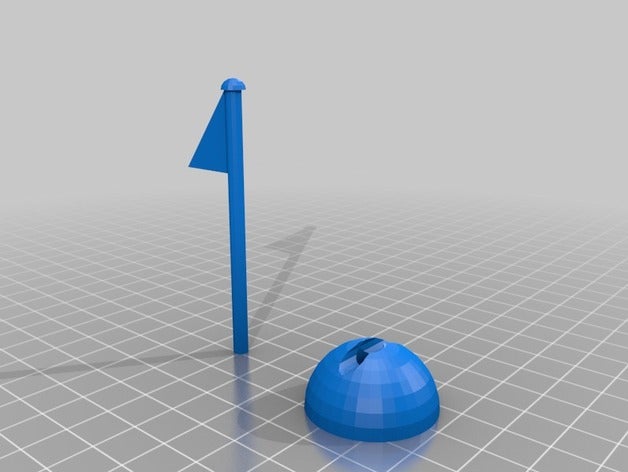 suporte de bandeira + A impressão 3d 3D print model - Mito3D