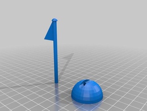 flag holder + 3d printing 3d print model - Mito3D