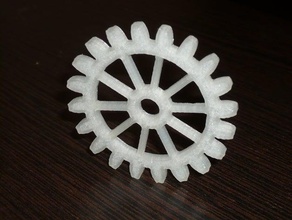 cogwheel n 20 machine tools element parts mechanism wheel 3d print model - Mito3D