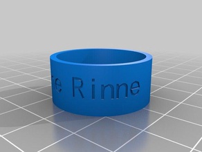 inne riine linhas anéis personalizado 3d print model - Mito3D