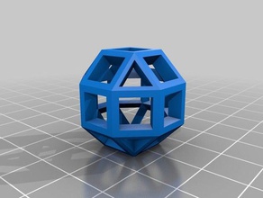 my customized convex polyhedra math art 3d print model - Mito3D