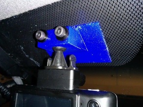 dashcam mount matego mg380g camera dash cam toyota tacoma windshield 3d print model - Mito3D