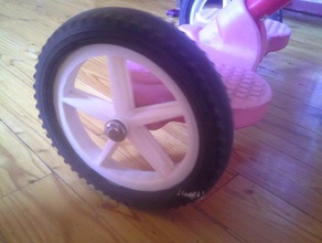 tricycle roue de secours des pièces rechange 3d print model - Mito3D