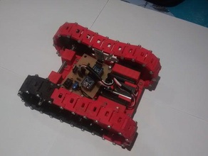 caterpillar robot robotics 3d print model - Mito3D