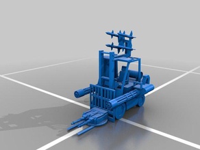 weaponized forklift mkii vehicles 3d print model - Mito3D