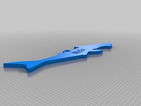 noé tiburón llaveros personalizado 3d print model - Mito3D