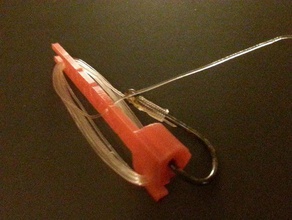 fishing hook holder - single sport & outdoors fish box 3d print model - Mito3D