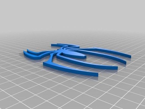 spiderman-symbol Schilder & logos 3d print model - Mito3D