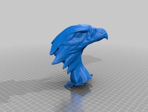 wes's eagle animals customizer 3d print model - Mito3D
